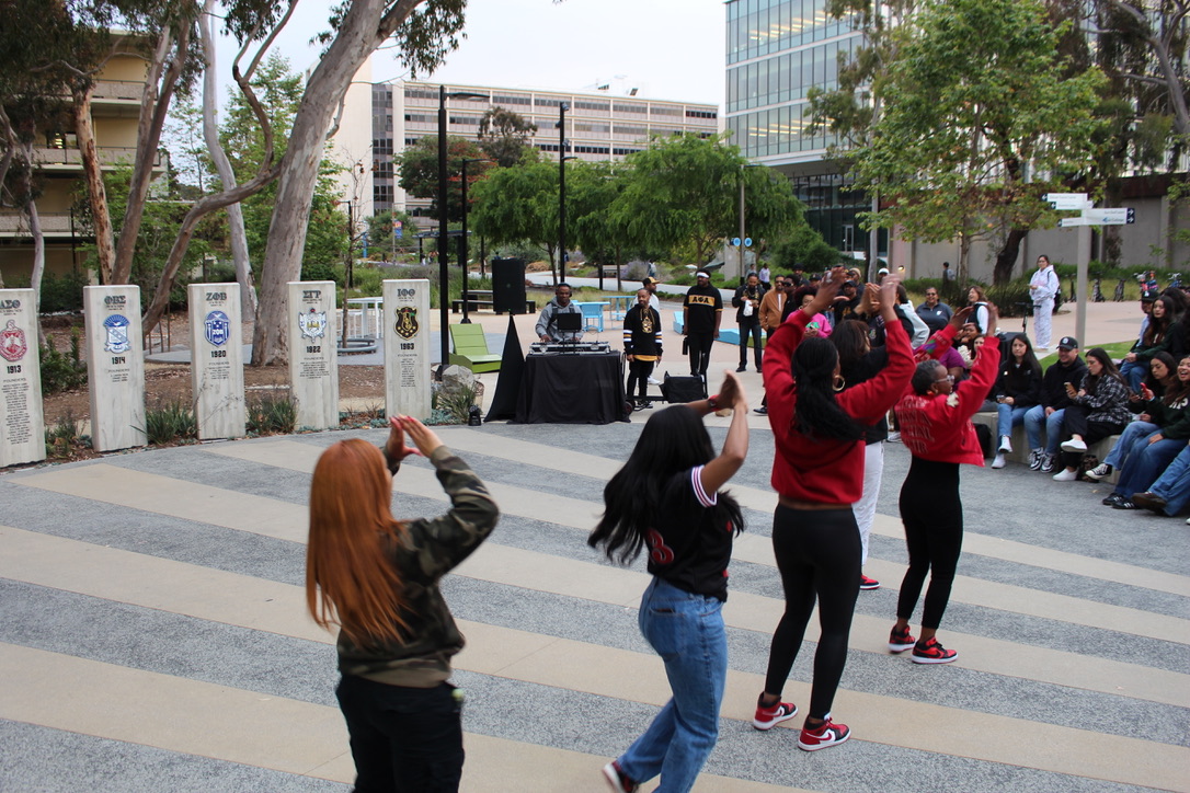 Divine Nine students on campus in San Diego, photo 12