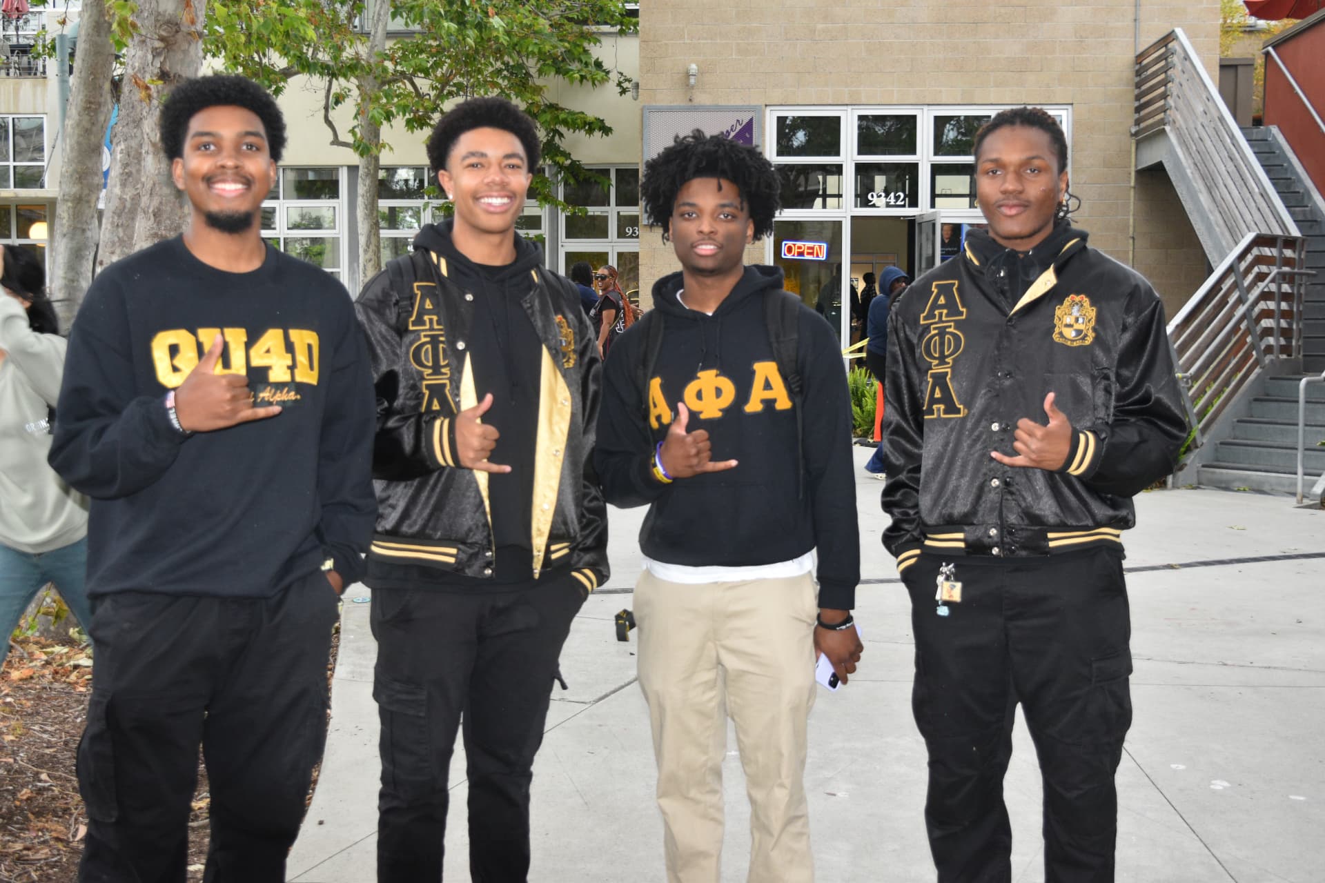 Divine Nine students on campus in San Diego, photo 1