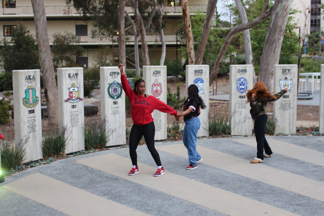 Divine Nine students on campus in San Diego, photo 14
