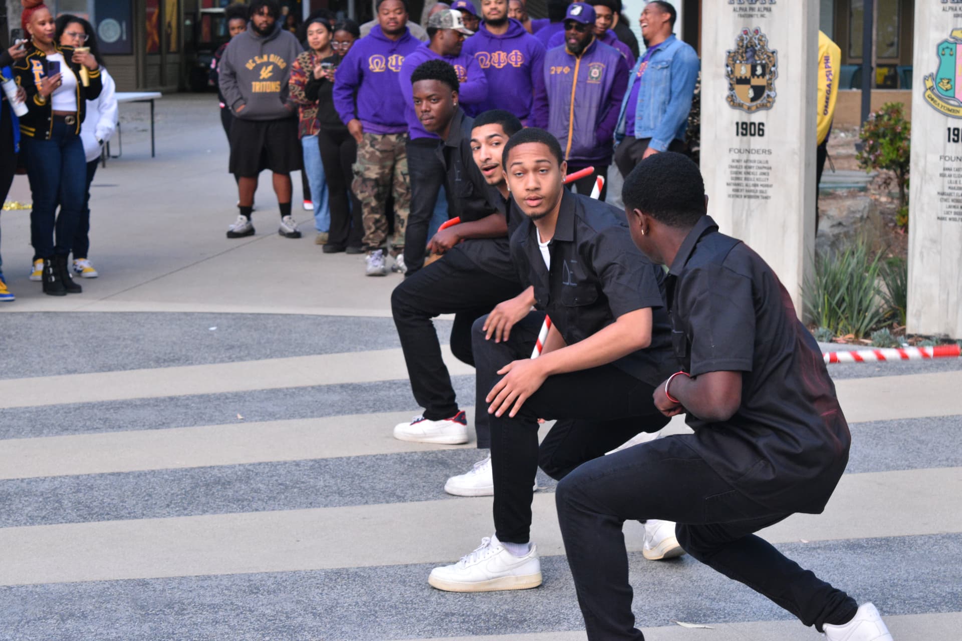 Divine Nine students on campus in San Diego, photo 4