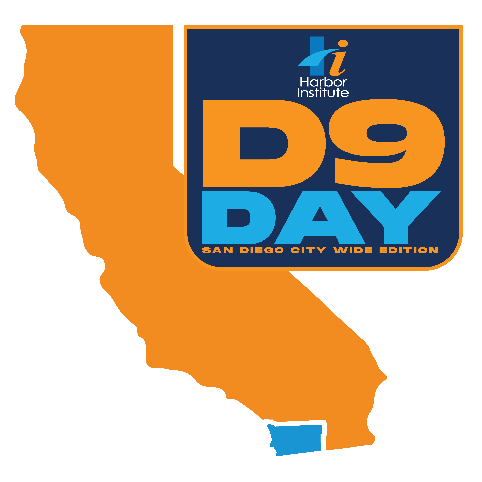 D9 Day California · San Diego highlighted